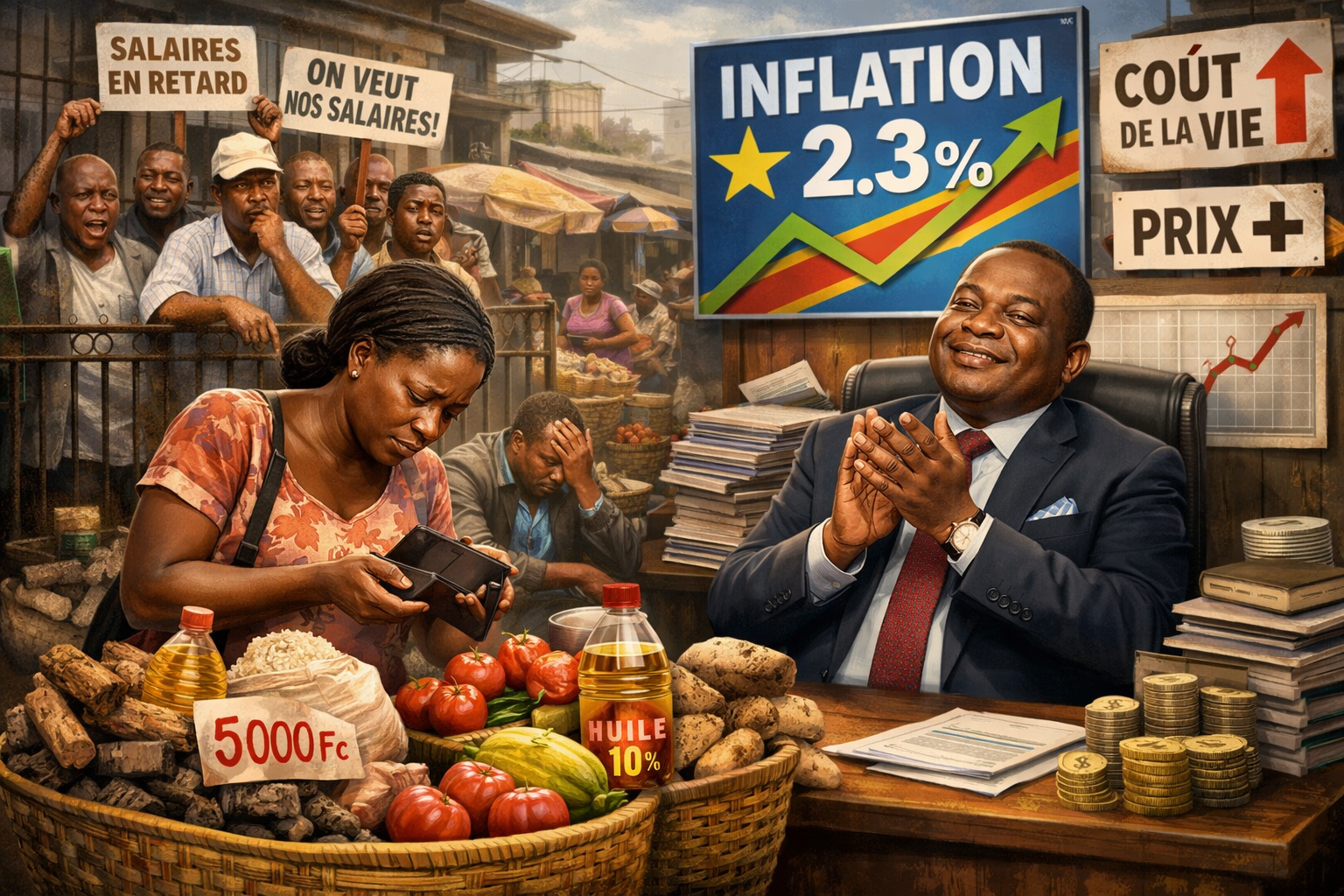 Inflation à 2,3 % en RDC : performance macroéconomique et persistance de la précarité sociale